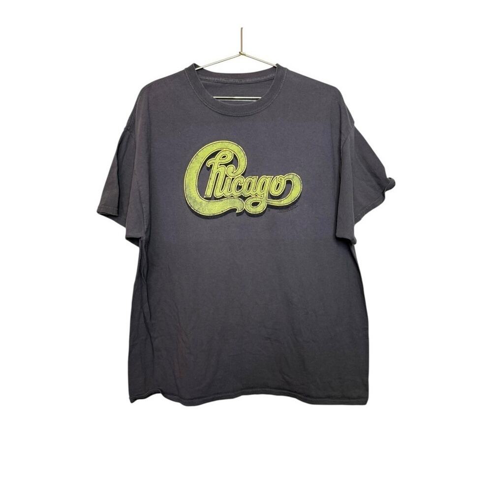 Chicago Graphic T Shirt Men's XL Gray Short Sleeve Crew‎ Neck Casual Tee